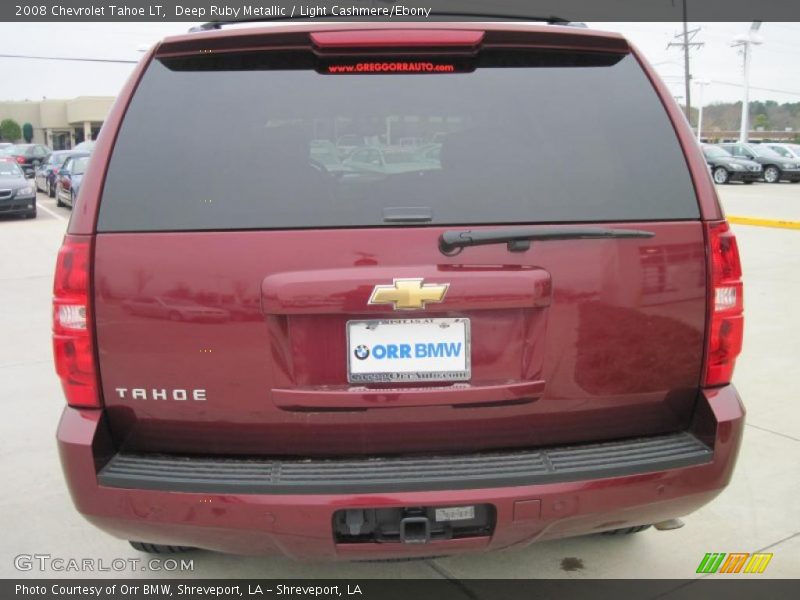 Deep Ruby Metallic / Light Cashmere/Ebony 2008 Chevrolet Tahoe LT