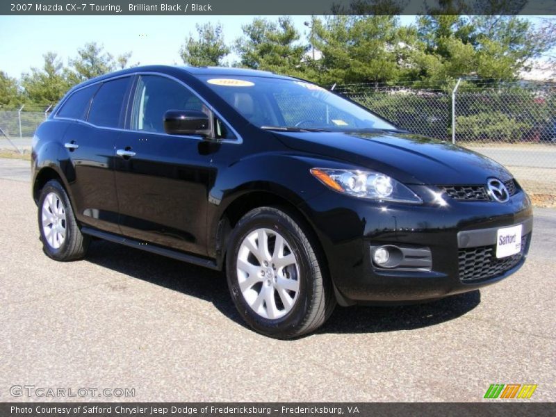 Brilliant Black / Black 2007 Mazda CX-7 Touring