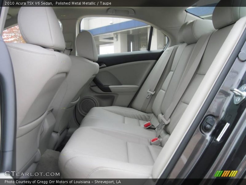 Polished Metal Metallic / Taupe 2010 Acura TSX V6 Sedan