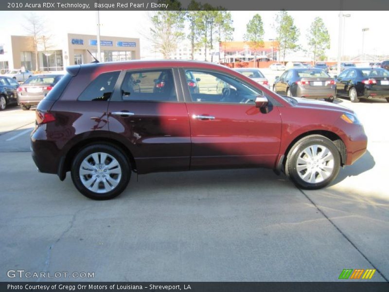 Basque Red Pearl / Ebony 2010 Acura RDX Technology