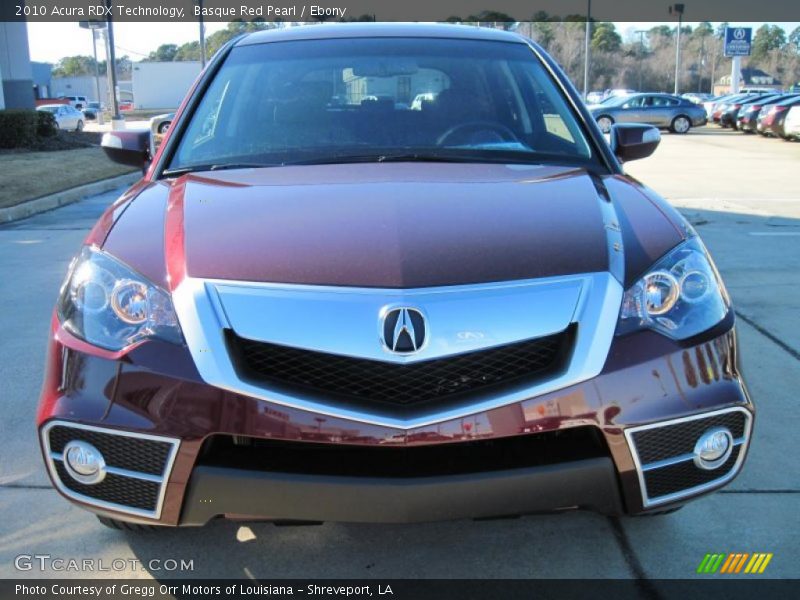 Basque Red Pearl / Ebony 2010 Acura RDX Technology