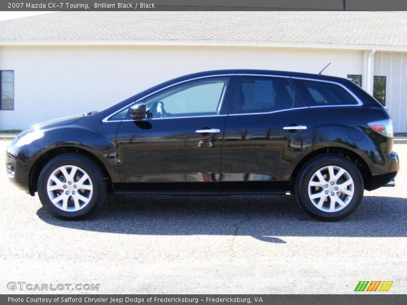 Brilliant Black / Black 2007 Mazda CX-7 Touring