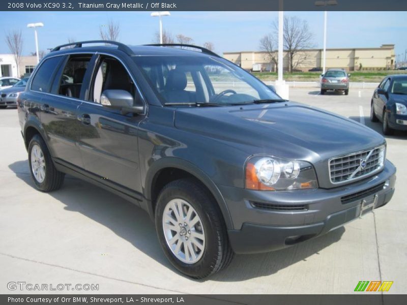 Titanium Gray Metallic / Off Black 2008 Volvo XC90 3.2