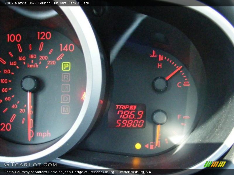 Brilliant Black / Black 2007 Mazda CX-7 Touring