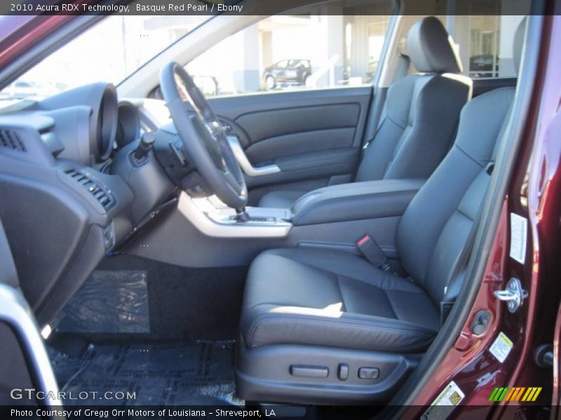 Basque Red Pearl / Ebony 2010 Acura RDX Technology