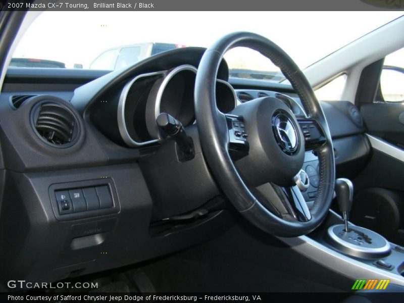 Brilliant Black / Black 2007 Mazda CX-7 Touring