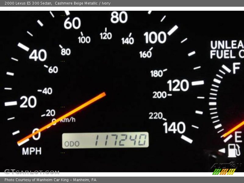 Cashmere Beige Metallic / Ivory 2000 Lexus ES 300 Sedan