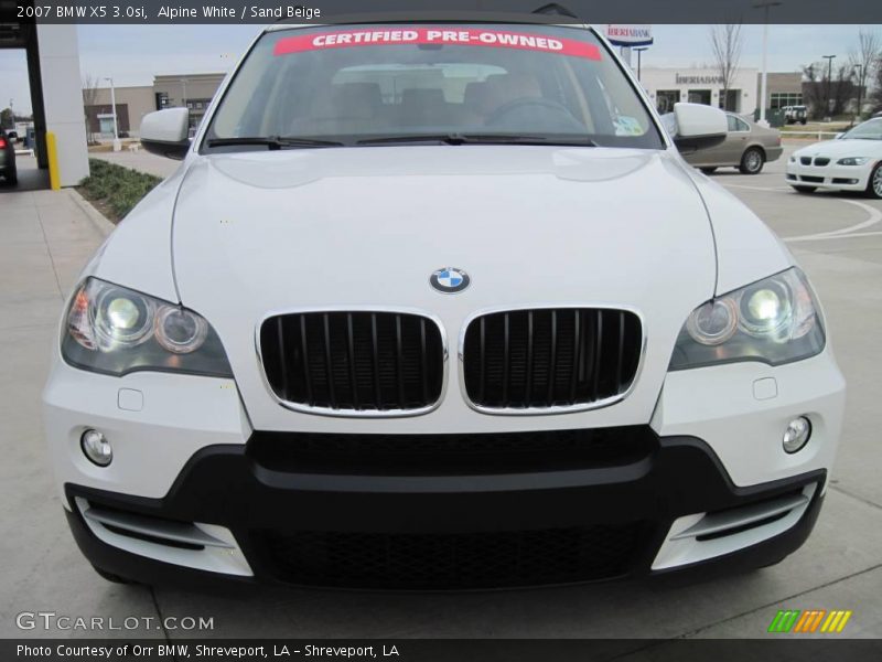 Alpine White / Sand Beige 2007 BMW X5 3.0si