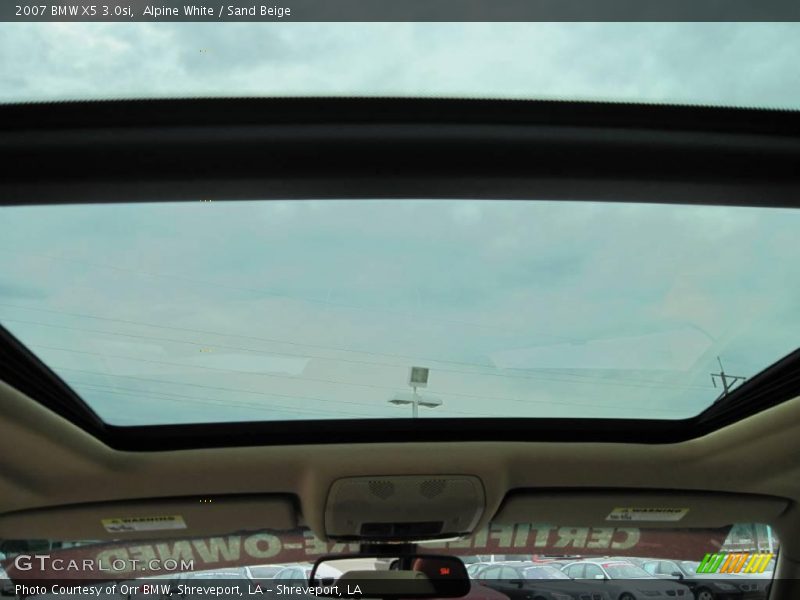 Alpine White / Sand Beige 2007 BMW X5 3.0si
