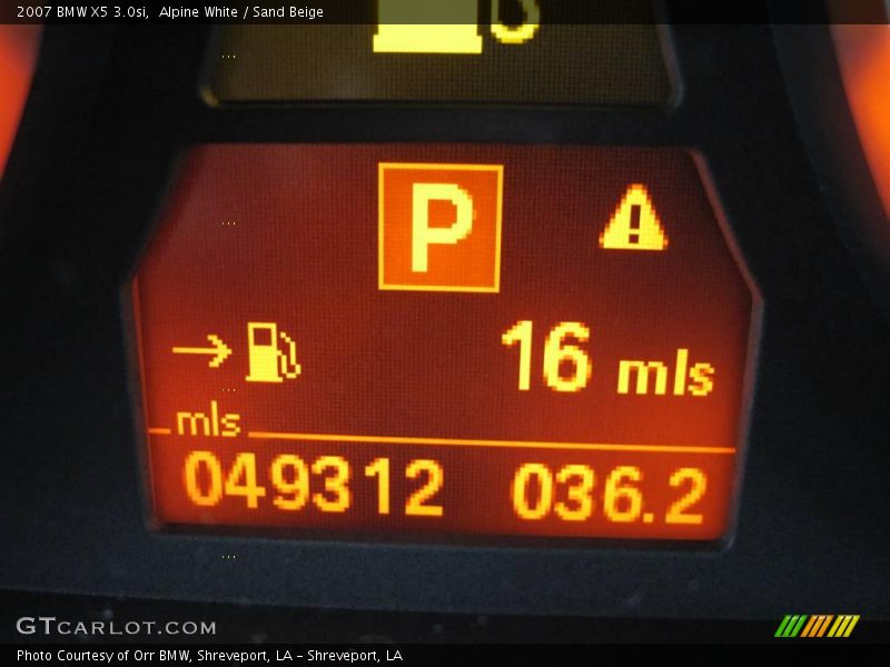 Alpine White / Sand Beige 2007 BMW X5 3.0si