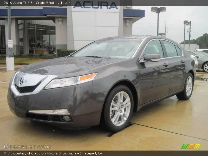 Grigio Metallic / Taupe 2010 Acura TL 3.5