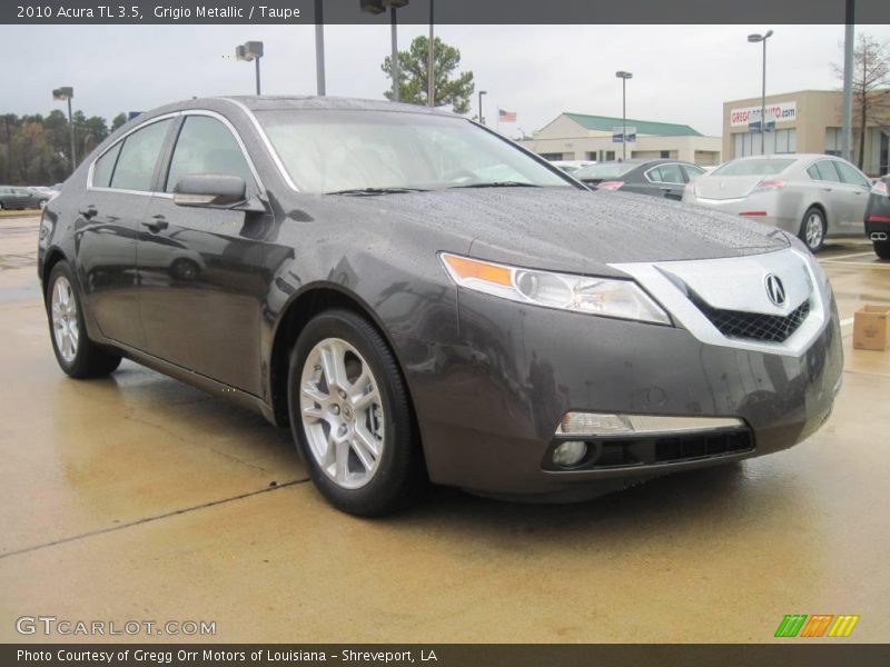 Grigio Metallic / Taupe 2010 Acura TL 3.5