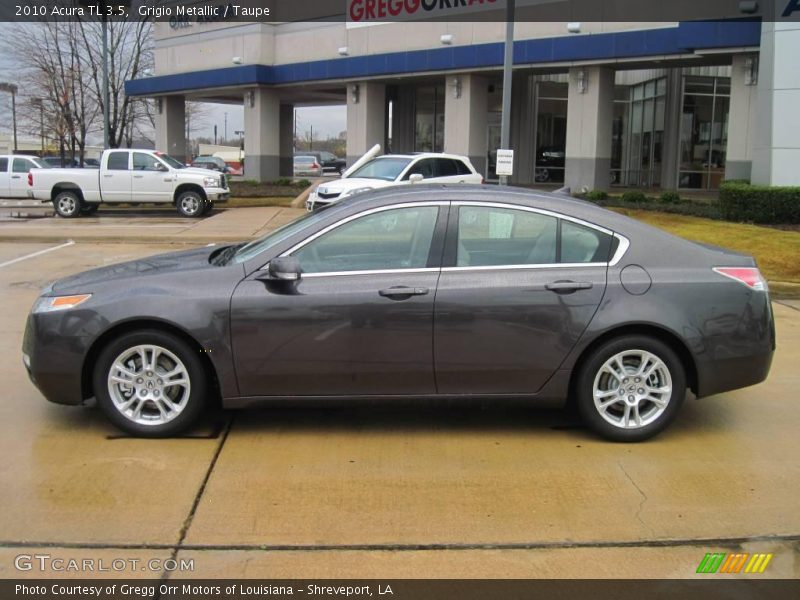Grigio Metallic / Taupe 2010 Acura TL 3.5