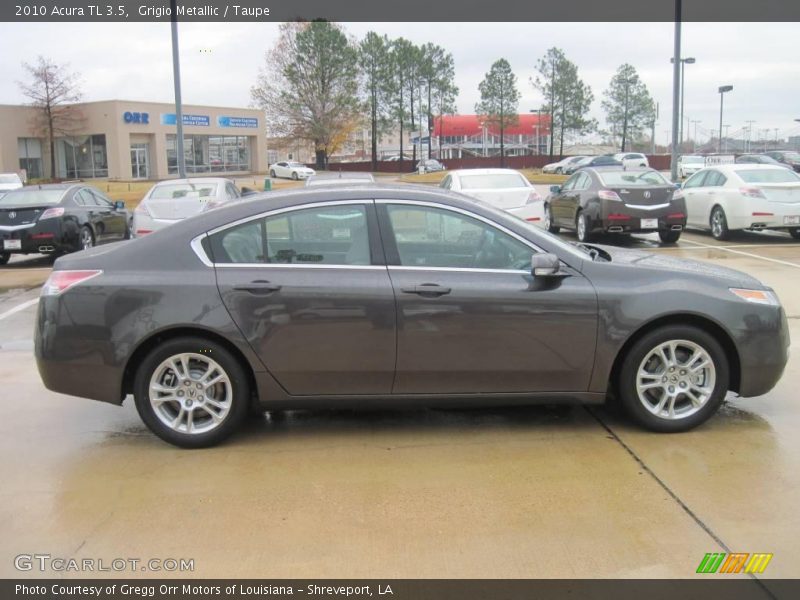 Grigio Metallic / Taupe 2010 Acura TL 3.5