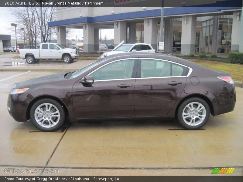 Mayan Bronze Metallic / Parchment 2010 Acura TL 3.5