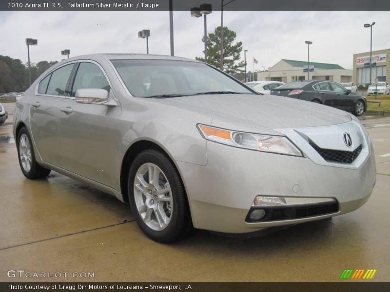 Palladium Silver Metallic / Taupe 2010 Acura TL 3.5
