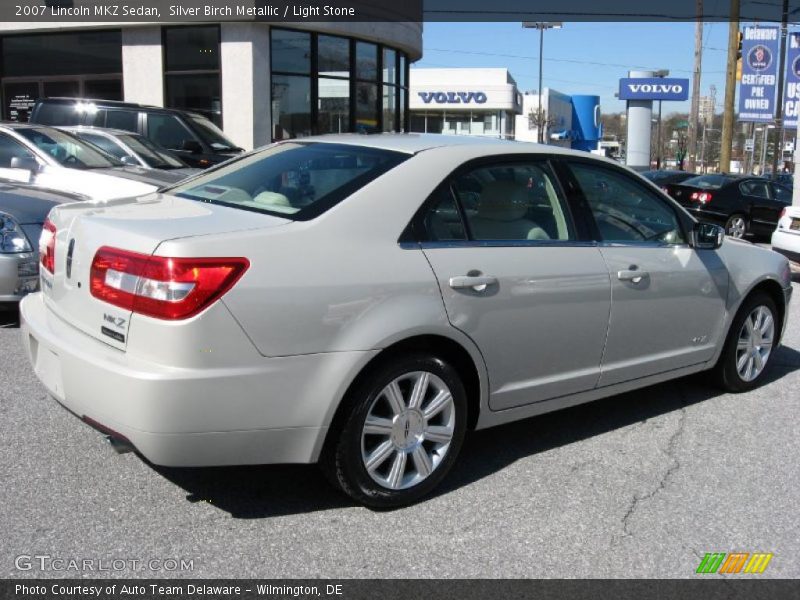 Silver Birch Metallic / Light Stone 2007 Lincoln MKZ Sedan