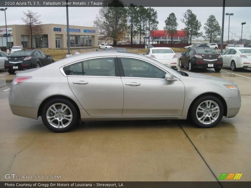 Palladium Silver Metallic / Taupe 2010 Acura TL 3.5