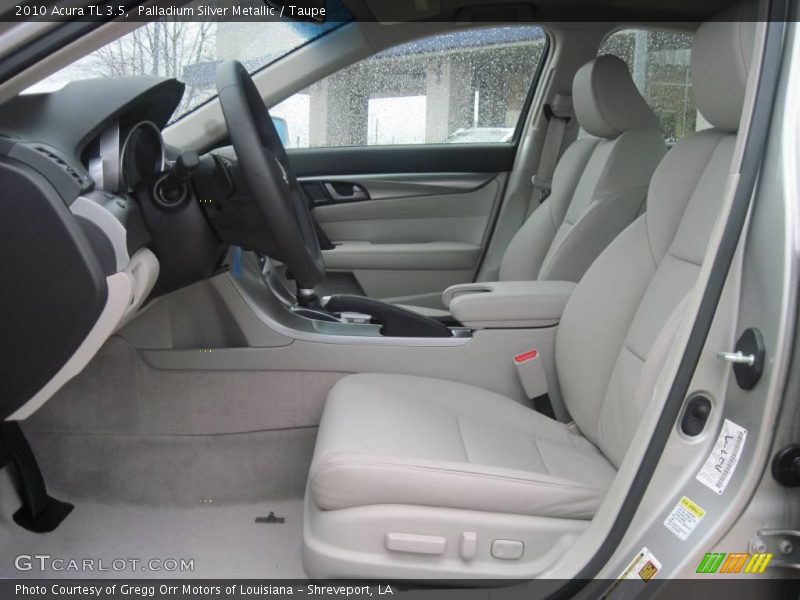 Palladium Silver Metallic / Taupe 2010 Acura TL 3.5