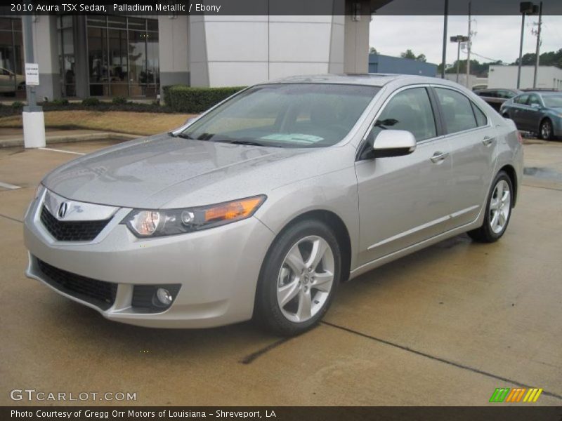 Palladium Metallic / Ebony 2010 Acura TSX Sedan