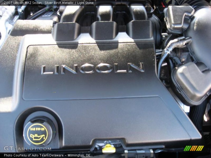Silver Birch Metallic / Light Stone 2007 Lincoln MKZ Sedan