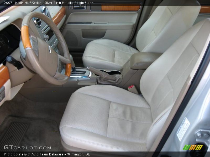 Silver Birch Metallic / Light Stone 2007 Lincoln MKZ Sedan