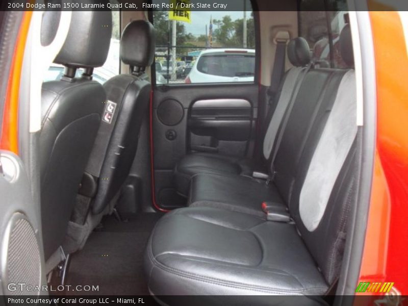 Flame Red / Dark Slate Gray 2004 Dodge Ram 1500 Laramie Quad Cab