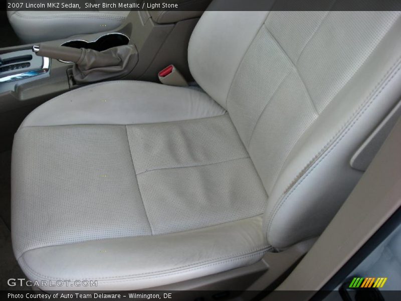 Silver Birch Metallic / Light Stone 2007 Lincoln MKZ Sedan