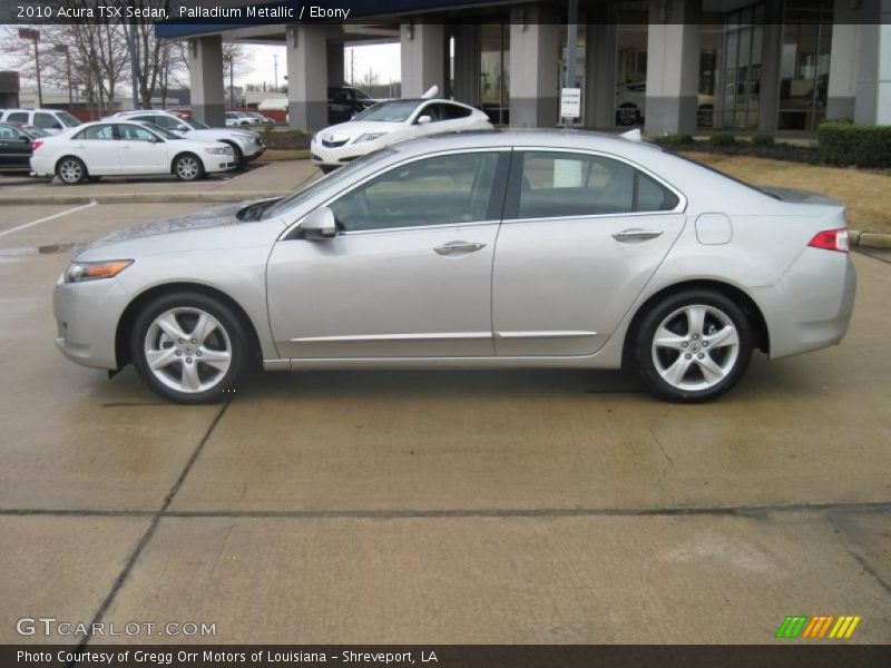 Palladium Metallic / Ebony 2010 Acura TSX Sedan