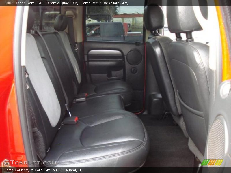 Flame Red / Dark Slate Gray 2004 Dodge Ram 1500 Laramie Quad Cab