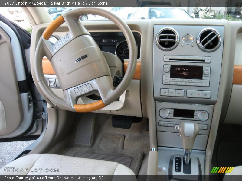 Silver Birch Metallic / Light Stone 2007 Lincoln MKZ Sedan