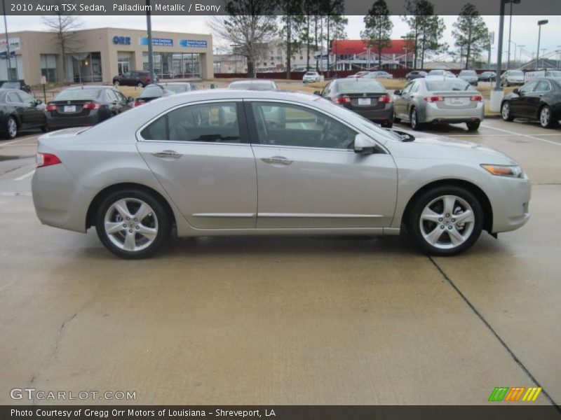 Palladium Metallic / Ebony 2010 Acura TSX Sedan