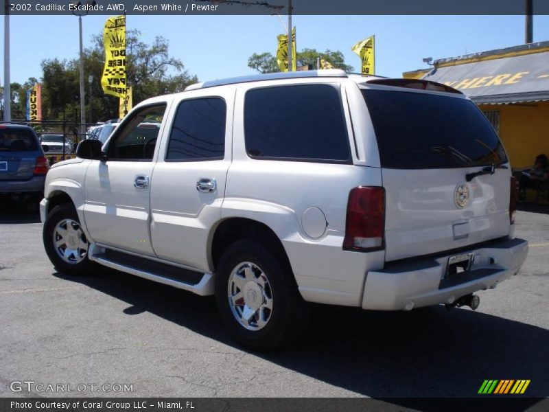 Aspen White / Pewter 2002 Cadillac Escalade AWD