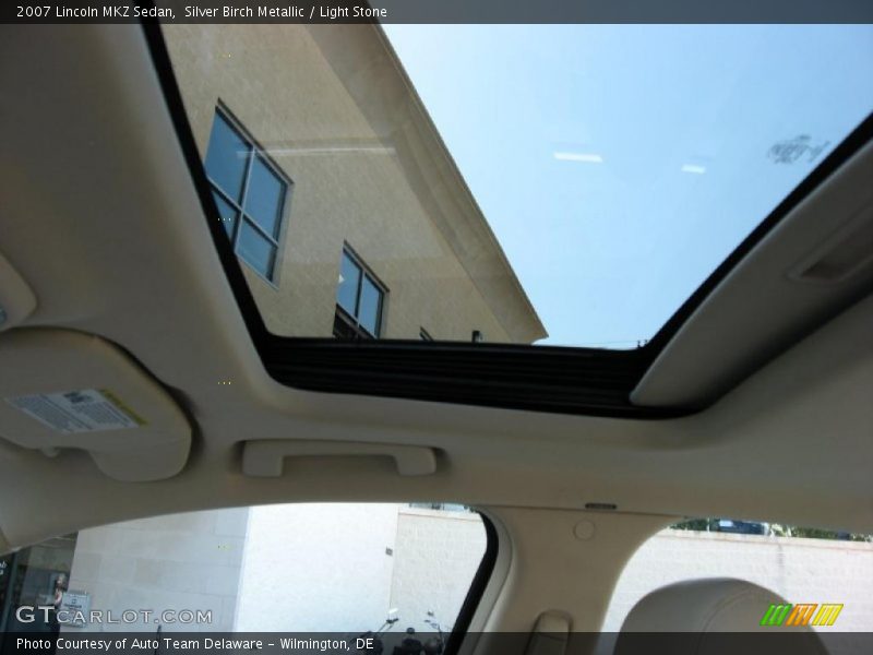 Silver Birch Metallic / Light Stone 2007 Lincoln MKZ Sedan