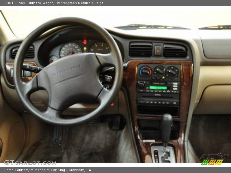 Wintergreen Metallic / Beige 2001 Subaru Outback Wagon
