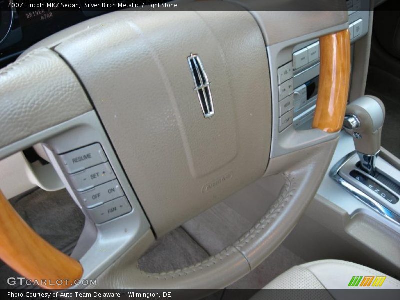 Silver Birch Metallic / Light Stone 2007 Lincoln MKZ Sedan