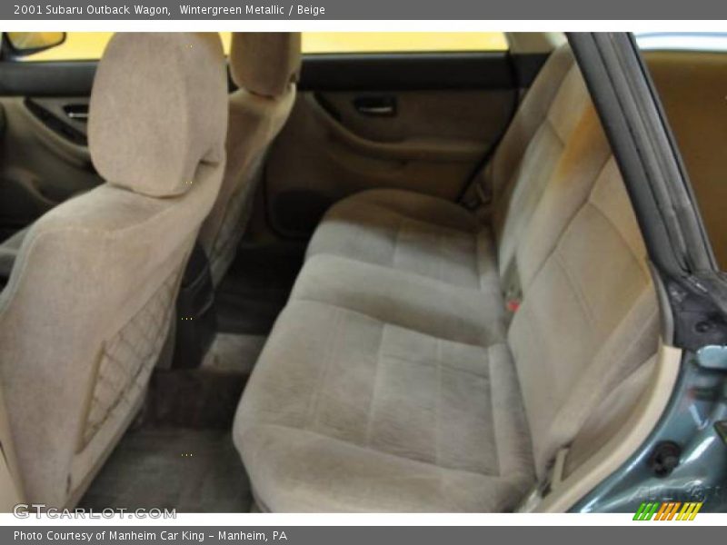 Wintergreen Metallic / Beige 2001 Subaru Outback Wagon