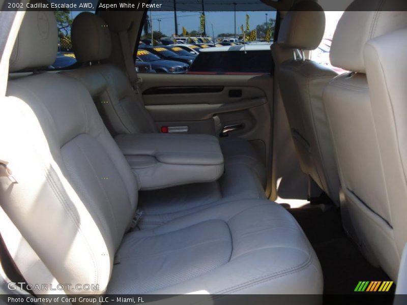 Aspen White / Pewter 2002 Cadillac Escalade AWD