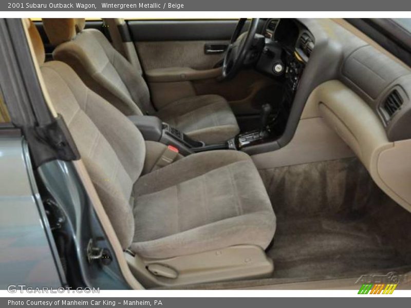 Wintergreen Metallic / Beige 2001 Subaru Outback Wagon