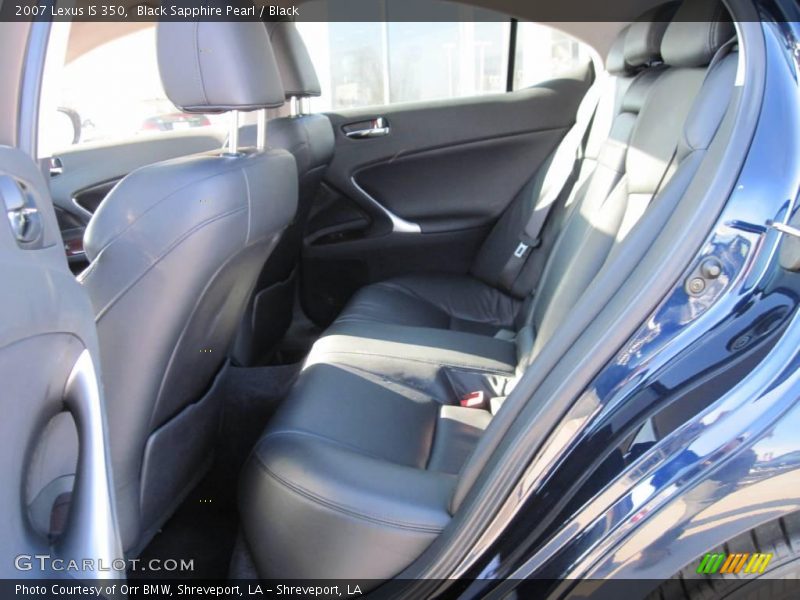 Black Sapphire Pearl / Black 2007 Lexus IS 350