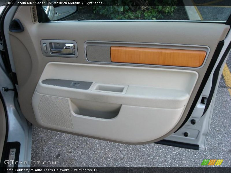 Silver Birch Metallic / Light Stone 2007 Lincoln MKZ Sedan