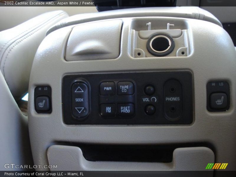 Aspen White / Pewter 2002 Cadillac Escalade AWD