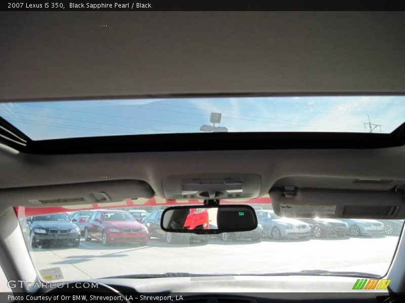 Black Sapphire Pearl / Black 2007 Lexus IS 350