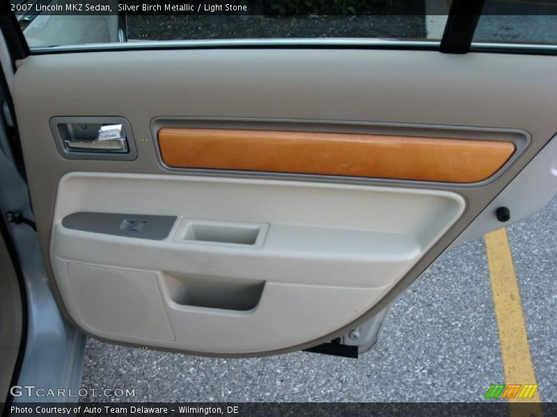Silver Birch Metallic / Light Stone 2007 Lincoln MKZ Sedan