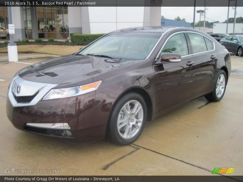 Basque Red Pearl / Parchment 2010 Acura TL 3.5