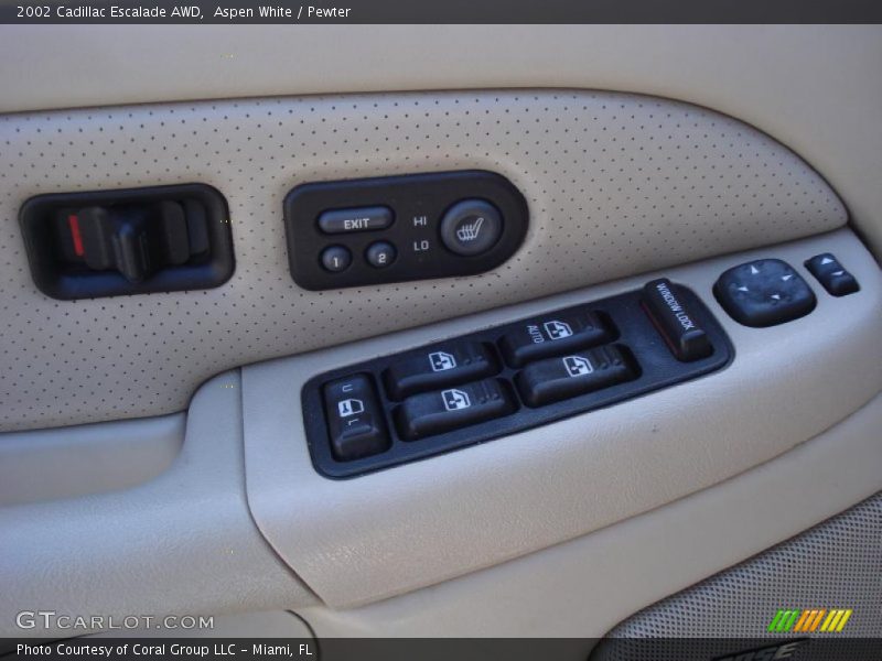 Aspen White / Pewter 2002 Cadillac Escalade AWD