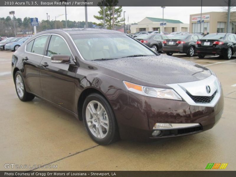 Basque Red Pearl / Parchment 2010 Acura TL 3.5