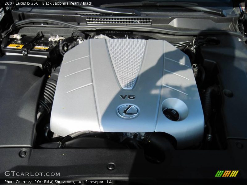 Black Sapphire Pearl / Black 2007 Lexus IS 350
