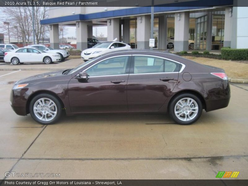 Basque Red Pearl / Parchment 2010 Acura TL 3.5