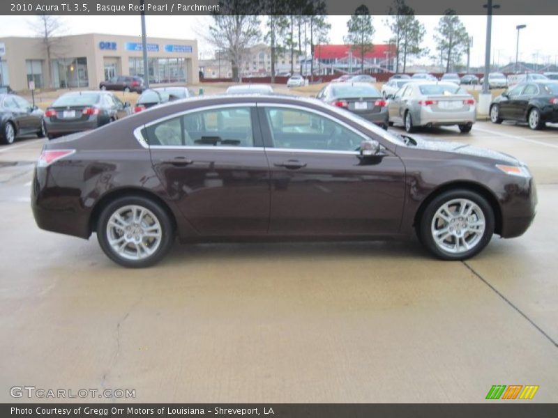 Basque Red Pearl / Parchment 2010 Acura TL 3.5